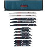 Bosch Demolition Reciprocating Blade Set with Cloth Pouch (12-Piece)